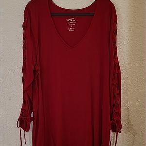 Torrid red soft tee